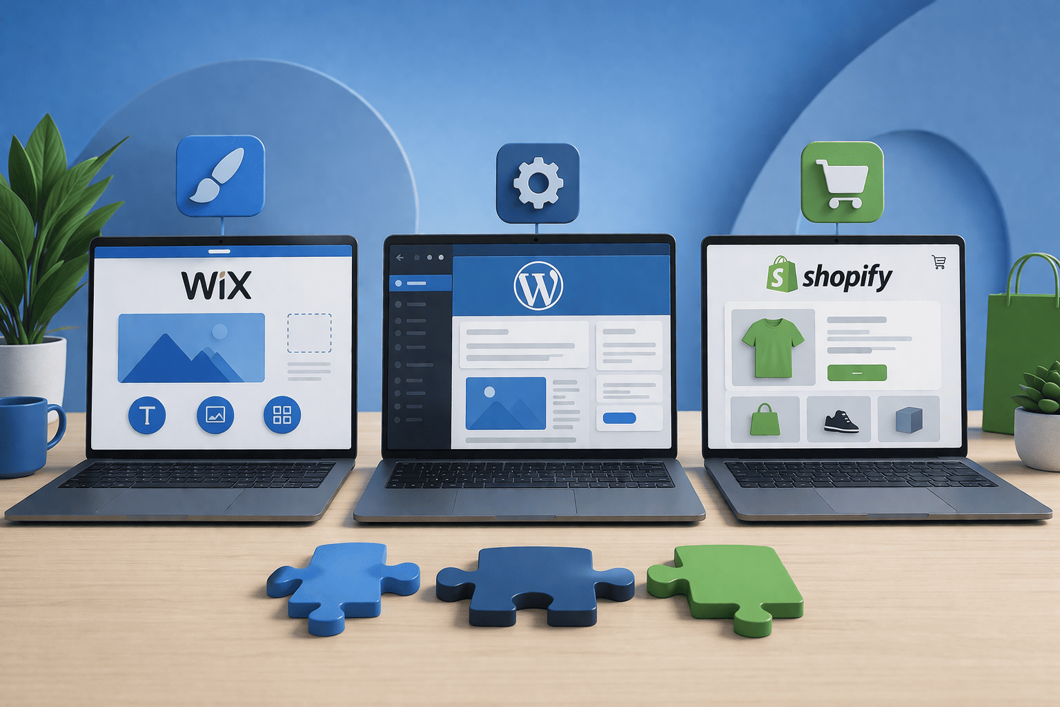 Diseños web baratos en Wix, WordPress y Shopify: comparativa 2026